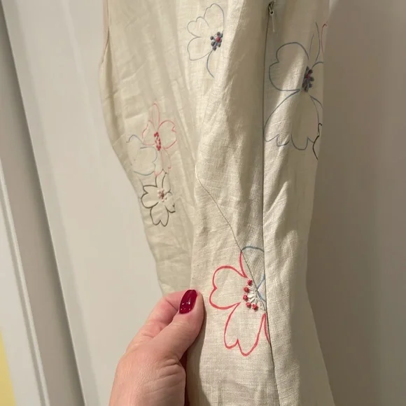 Willi Smith embroidered linen dress - Picture 4 of 6